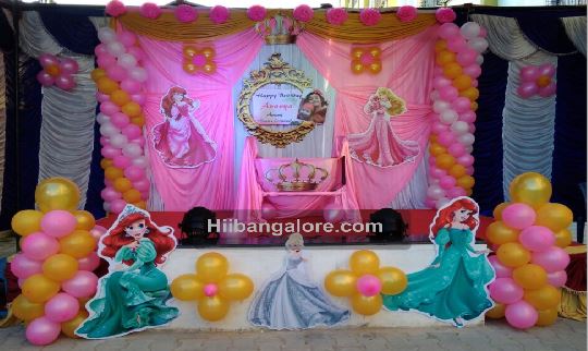 naming ceremony princess balloon decorations