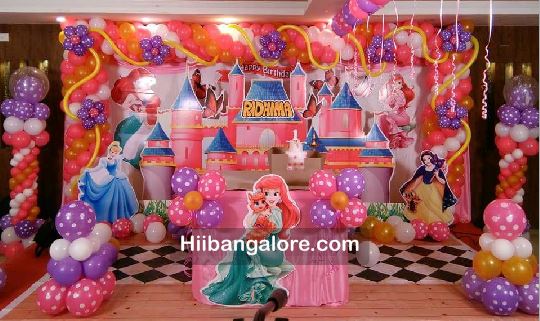 eye catching birthday princess themes bangalore