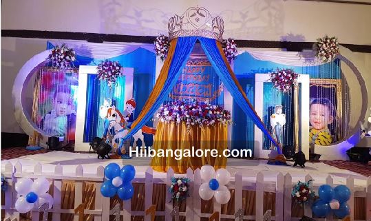 grand prince theme balloon decoration bangalore