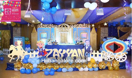 royal palace prince theme ballloon decorations bangalore