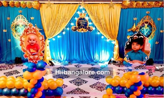 Heavenly prince theme balloon decoration bangalore