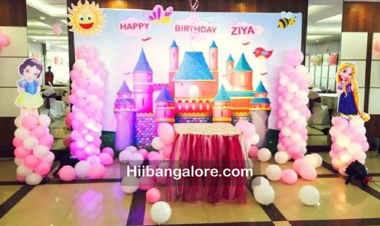 princess theme birthday banner theme decorations
