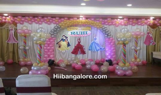 princess screen decoration bangalore