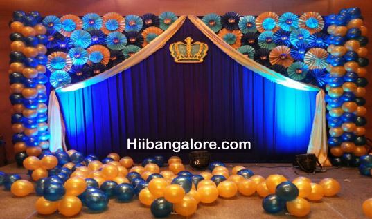 royal prince theme balloon decorators bangalore