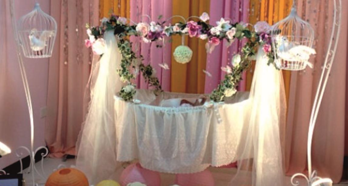 cradle ceremony decorations