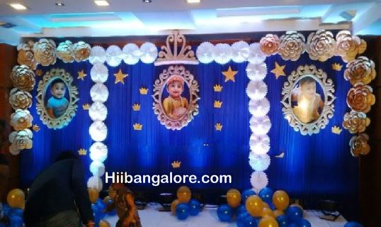 Royal prince frames theme balloon decorations bangalore