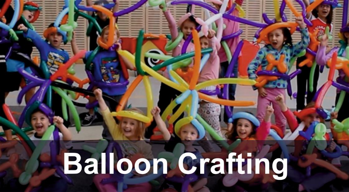 Balloon crafting for kids birthday party