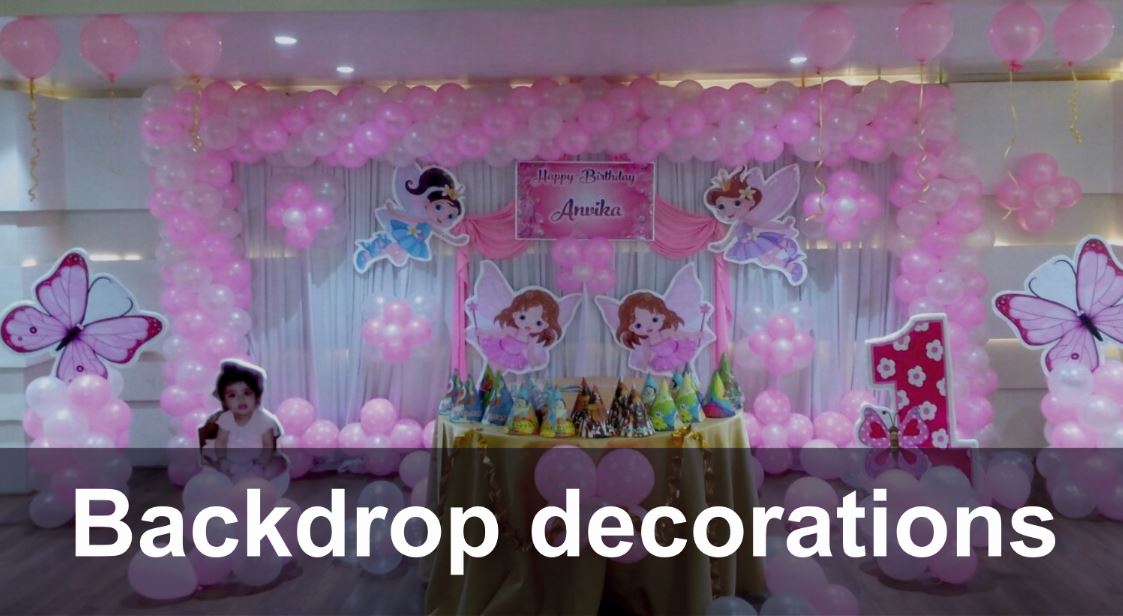 kids birthday party backdrop theme decorations