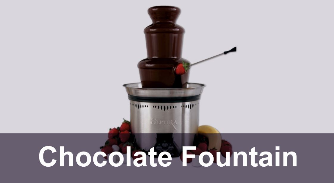 chocolate fountain for birthday parties