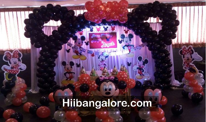 Mickey mouse balloon decoration bangalore