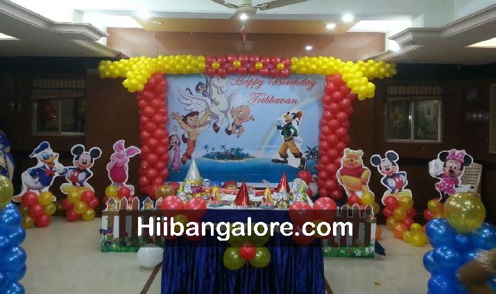 Mickey and winnie the pooh decoration bangalore
