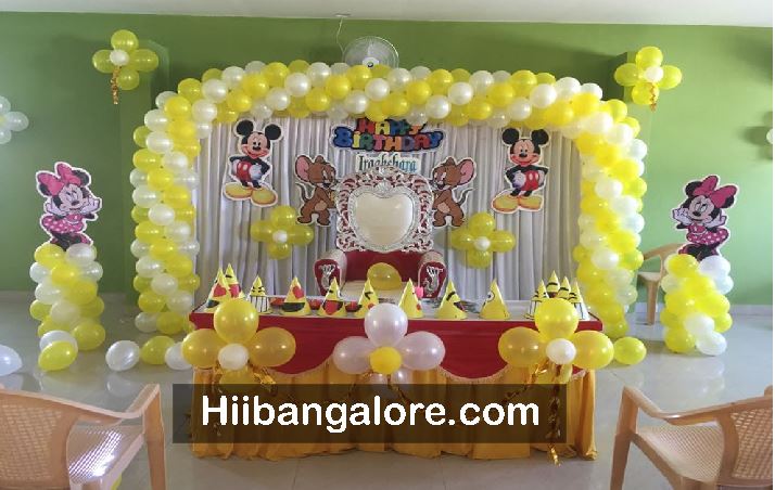 Mickey mouse theme screen decoration bengaluru
