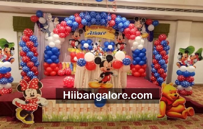 Mickey mouse theme birthday party bangalore
