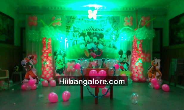 Minney mouse theme birthday decoration Bangalore