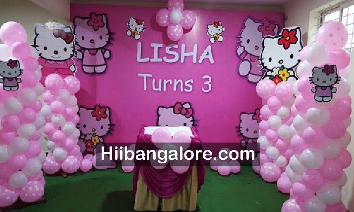 hello kitty theme birthday party decoration Bangalore
