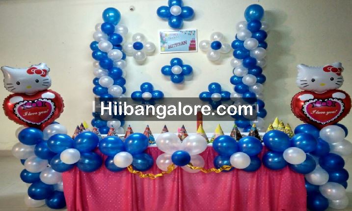 Simple hello kitty balloon decoration bangalore
