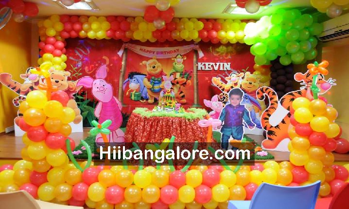 Winnie the pooh Balloon decoration Bangalore