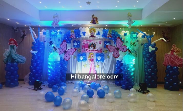 Barbie theme balloon decorators Bangalore