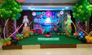 2d jungle animals theme birthday party decorators Bangalore