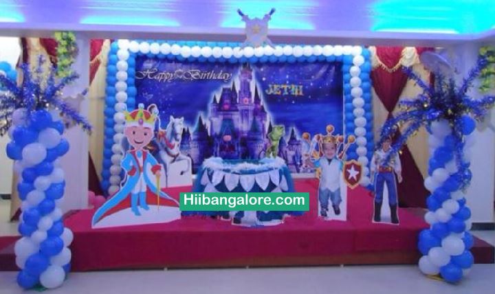 2d prince theme birthday party decorators Bangalore