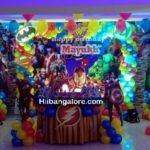 2d theme Birthday party balloon decorators in Bangalore
