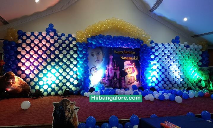 3D Prince castle theme birthday party decorators Bangalore