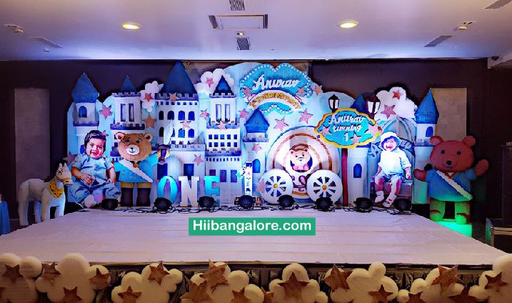 3D Teddy bear theme birthday party decorators Bangalore