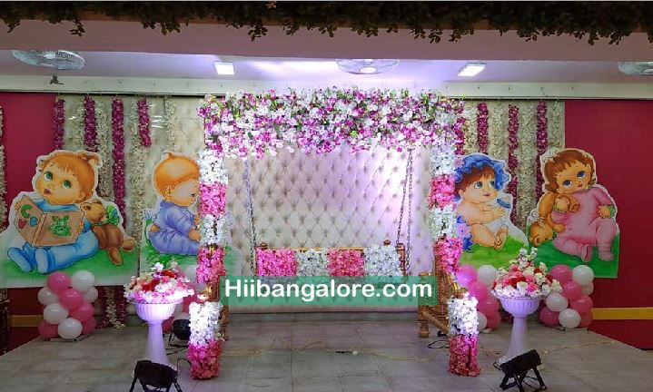 Baby naming ceremony decoration Bangalore