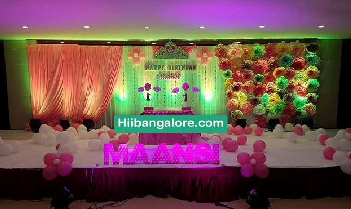 Flower crafts premium birthday party decorators Bangalore