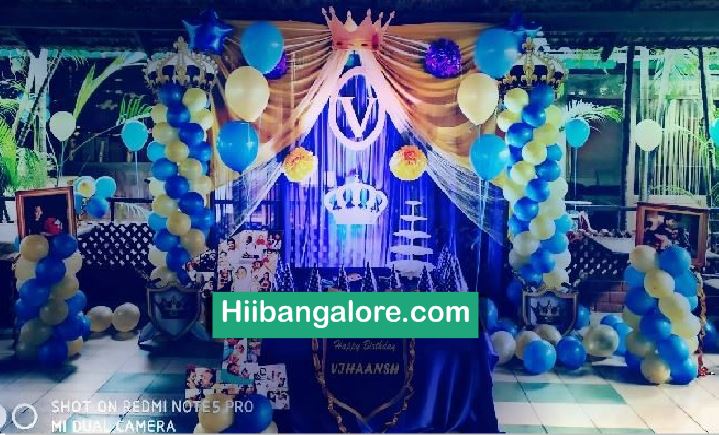 Little prince theme premium birthday balloon decorators Bangalore