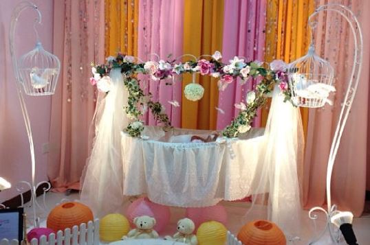 Naming ceremony balloon decorators Bangalore