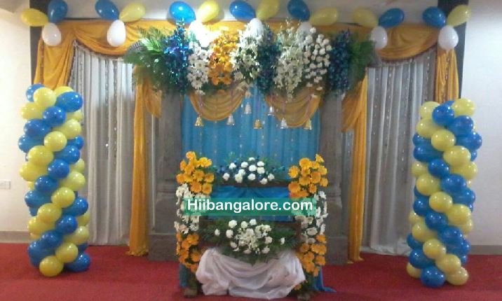 Naming ceremony flower decoration bengaluru
