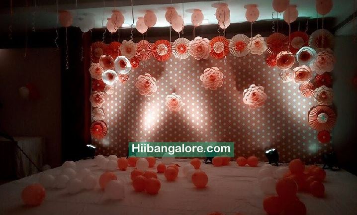 Paper crafts premium birthday party balloon decorators Bangalore
