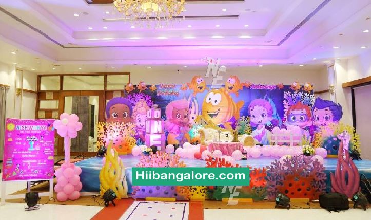 Underwater premium birthday party balloon decorators Bangalore