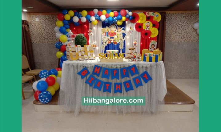 Nody themed crafts work birthday party decorators Bangalore