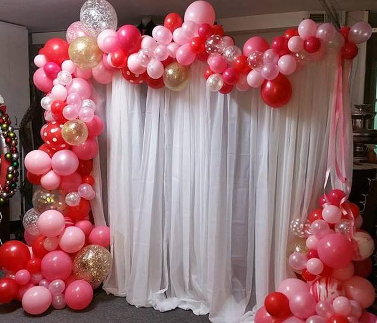 Organic balloon arc for craft work decorators birthday Bangalore
