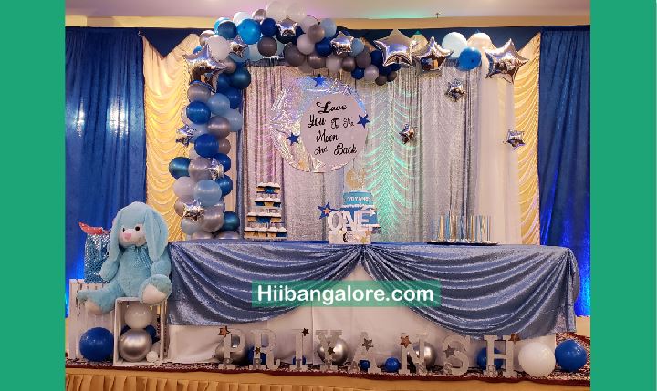 Stars theme craft works Birthday party decorators Bangalore