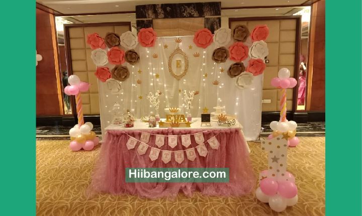 First birthday party craft works decorators Bangalore