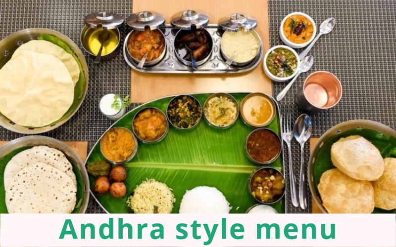 Andhra style catering menu Bangalore