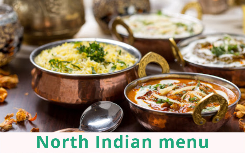 North Indian style catering menu Bangalore