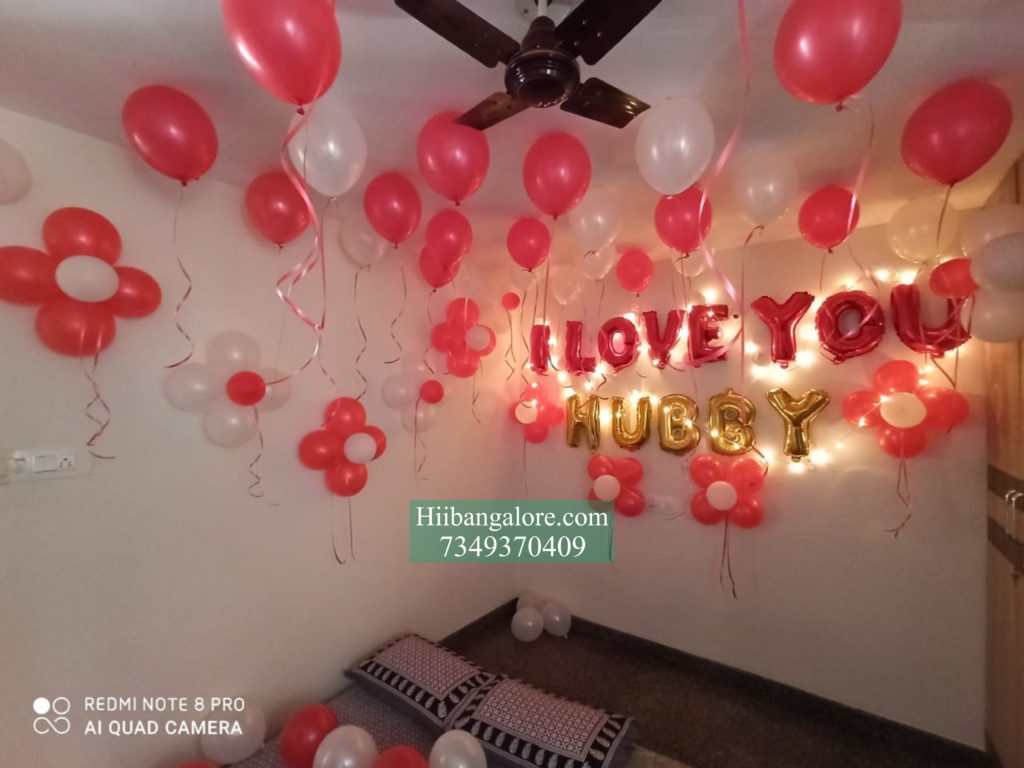 home balloon decorations - Catering services Bangalore, Best birthday ...