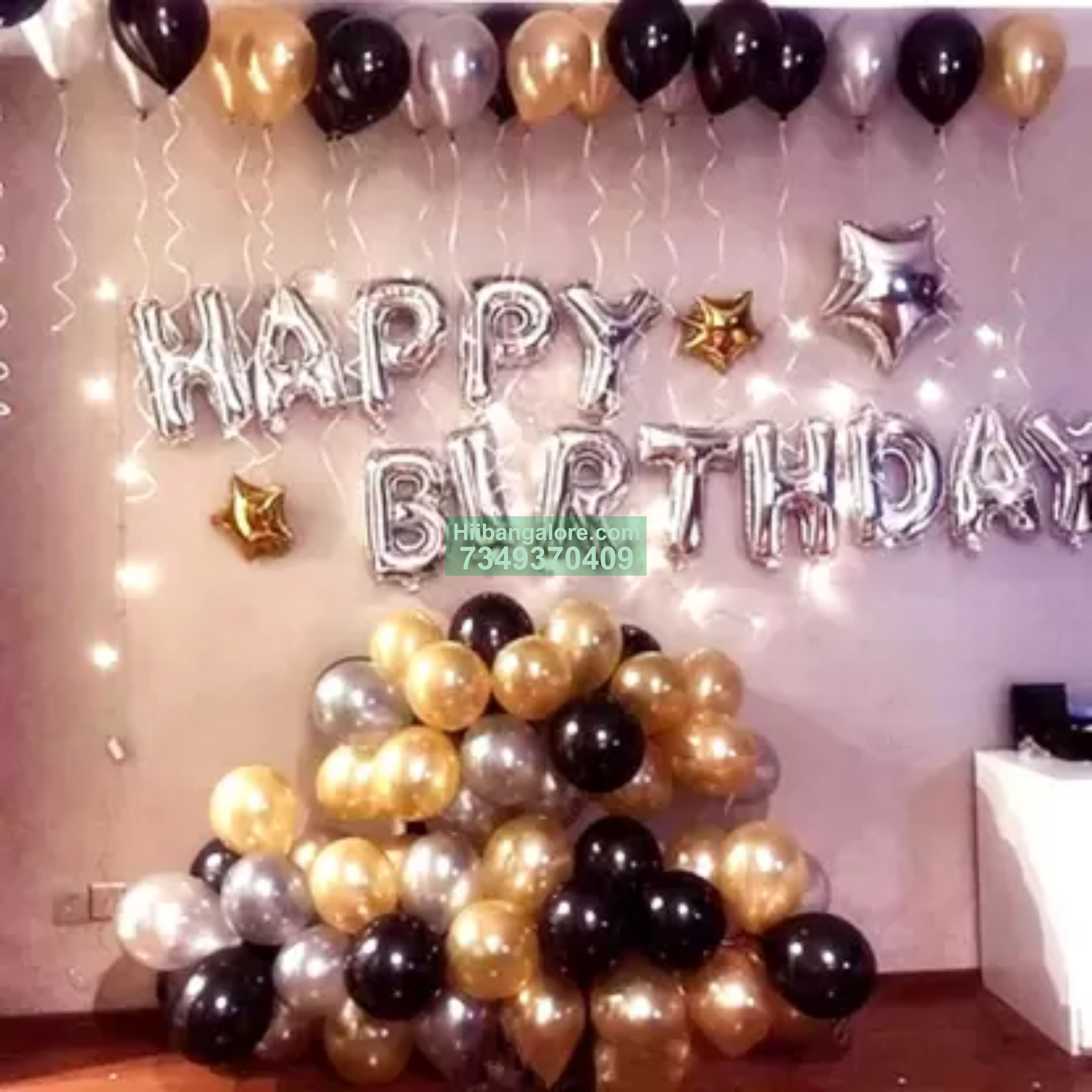 adults birthday decoration at home Bangalore