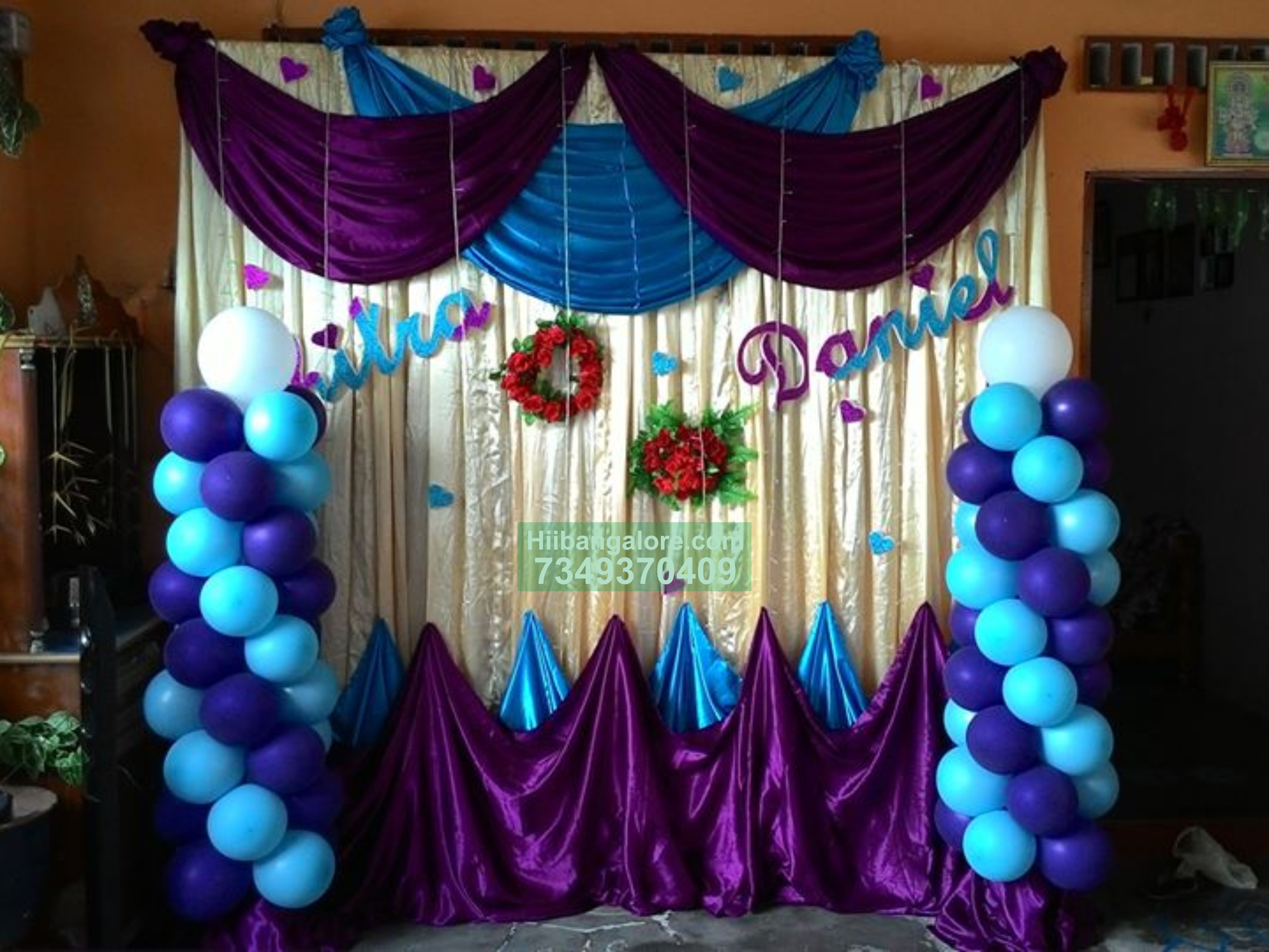 home engagement decorations - Catering services Bangalore, Best ...