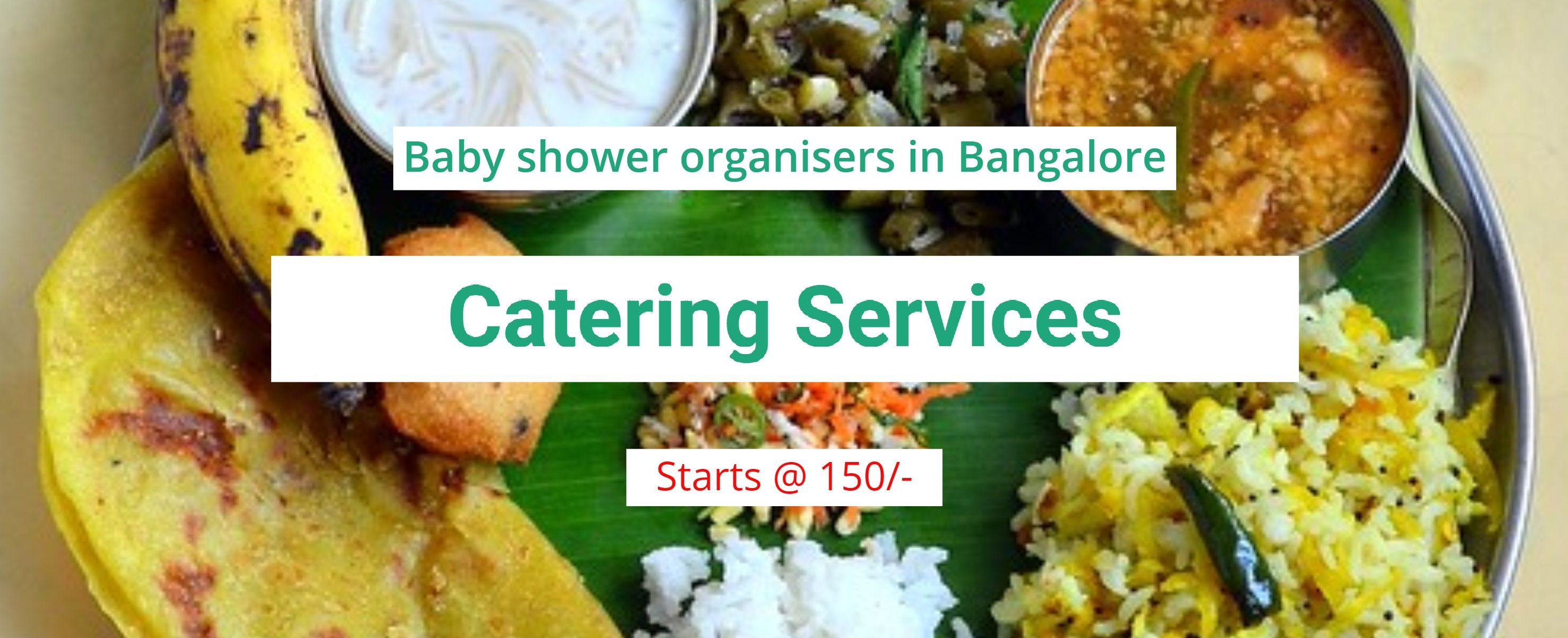 Baby shower catering services in Bangalore