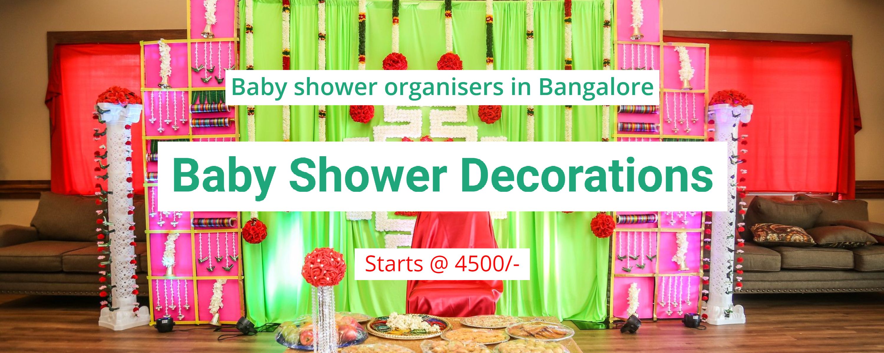 Baby shower decorations in Bangalore