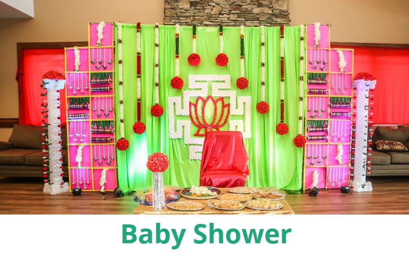 Baby shower organisers, Baby shower decorations in Bangalore