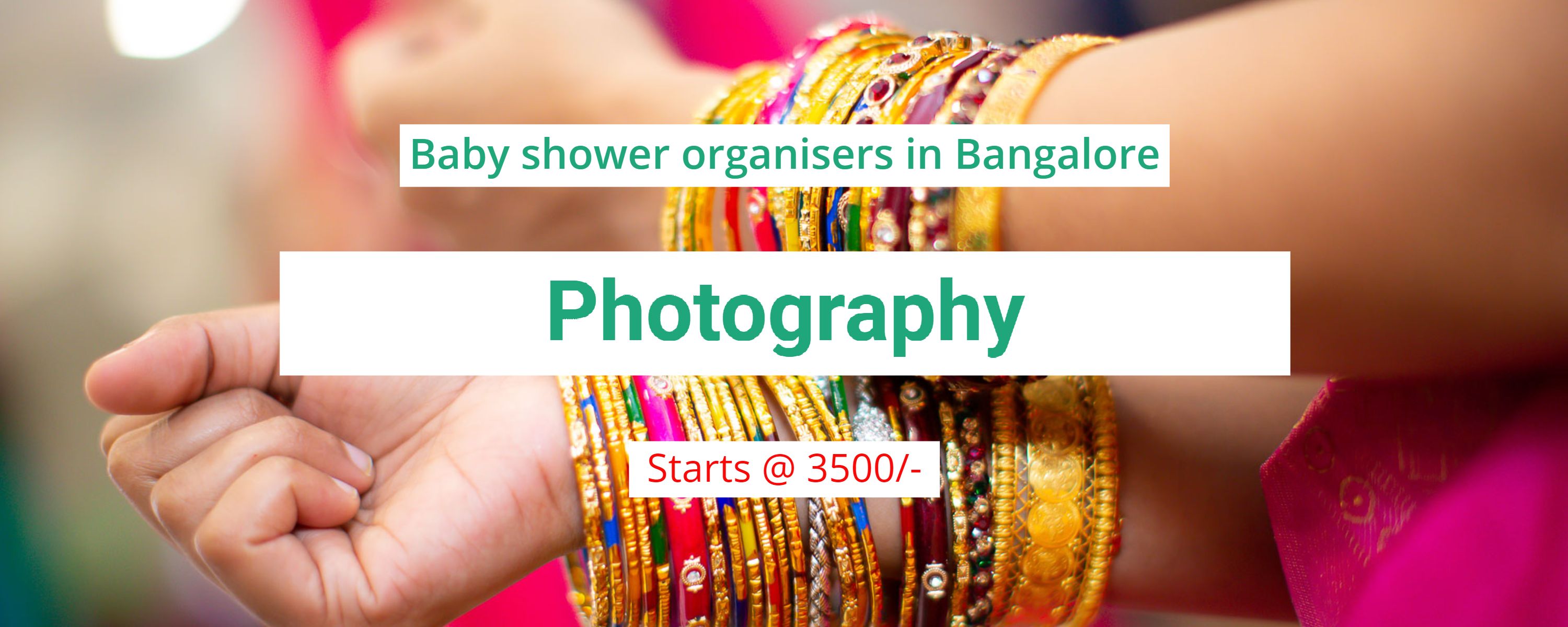 Baby shower photography in Bangalore