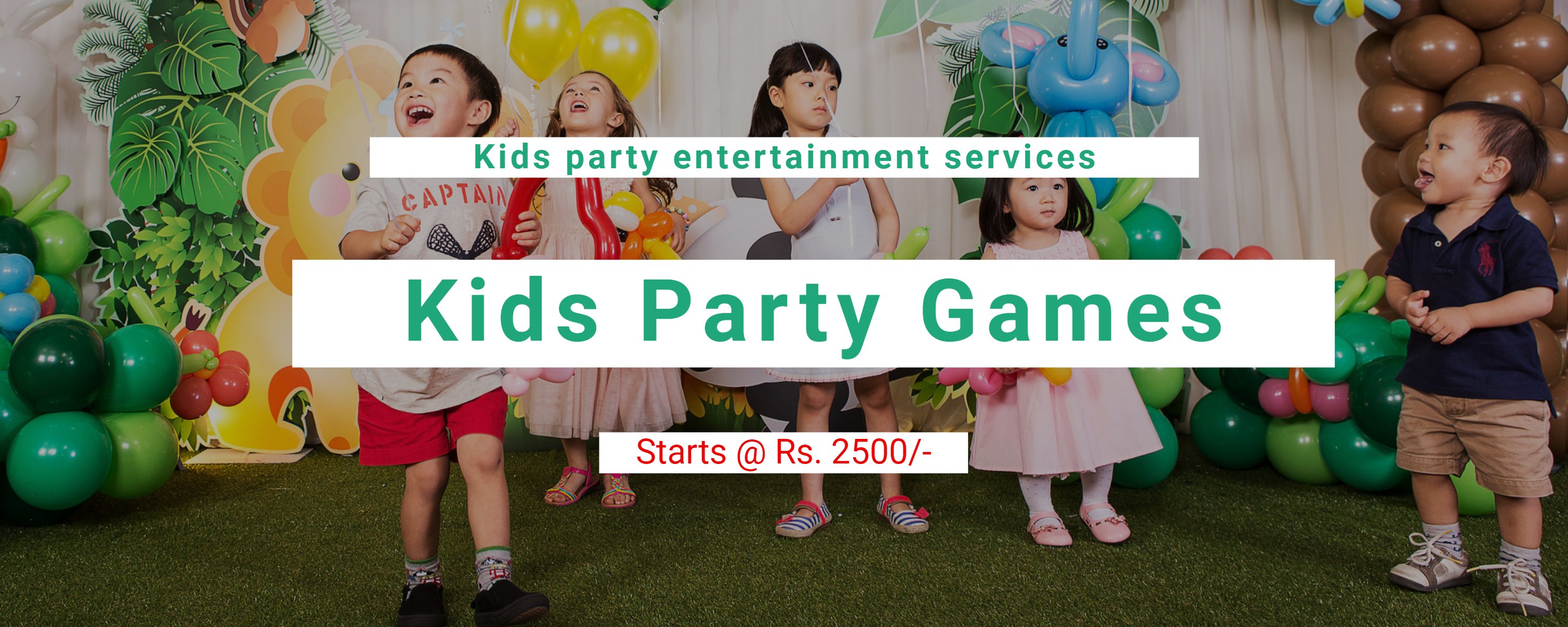 Birthday party entertainment services in Bangalore