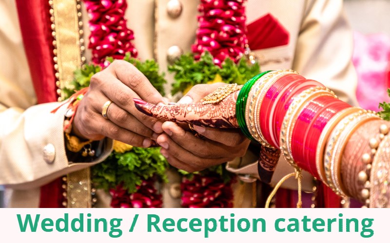 Wedding reception catering services Bangalore