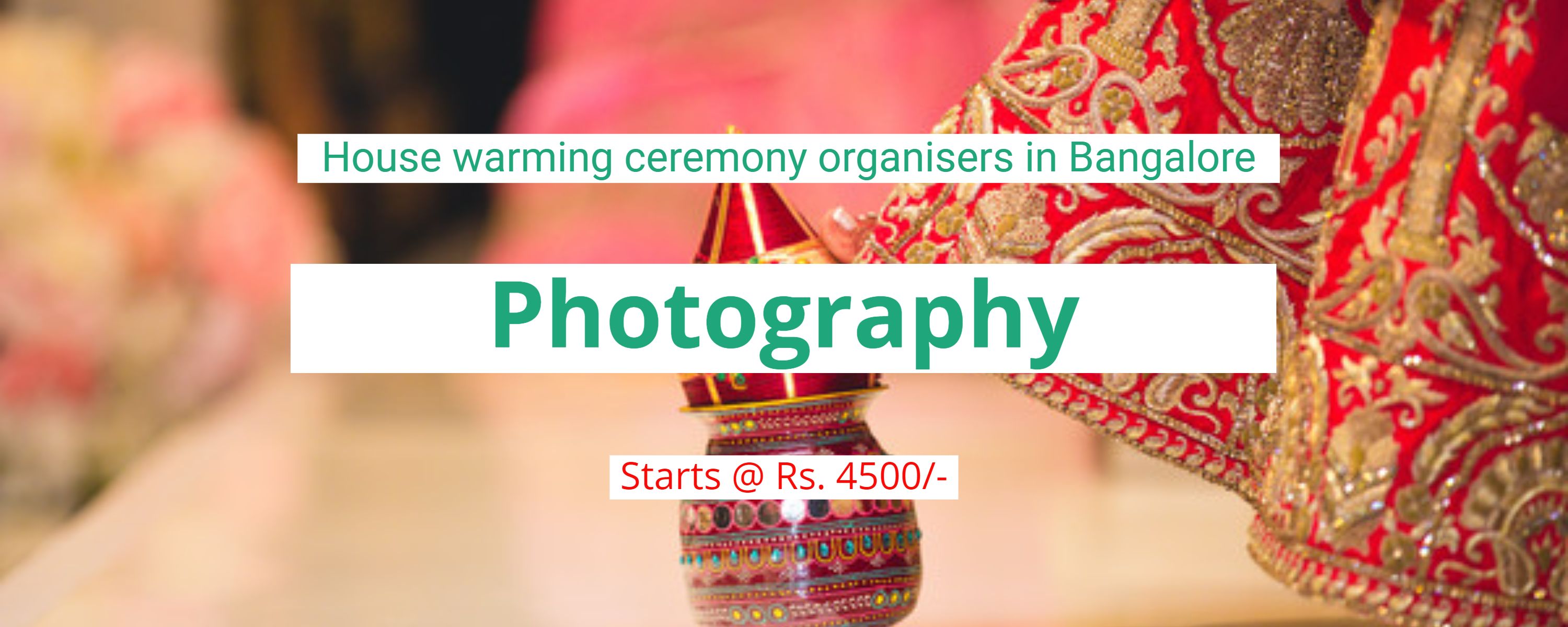 House warming ceremony photography in Bangalore